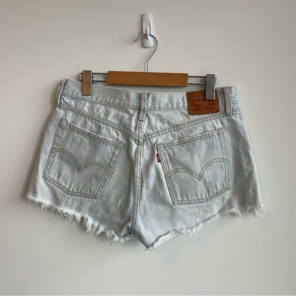 Levi’s Super Low Shorts Blue Size 30 - Picture 5 of 9